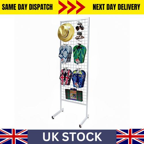 Mesh wire panel floor stand - floor,