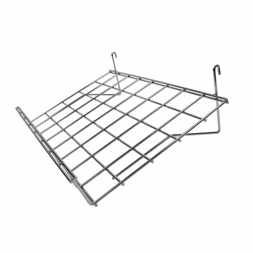 Grid mesh sloping - shelf, with