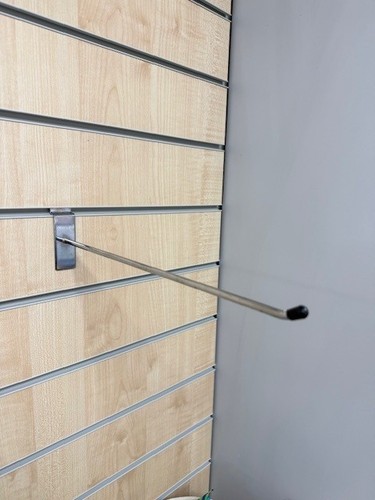 Slatwall arm rods - hooks, slat