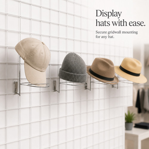 Metal gridwall hat - metal,